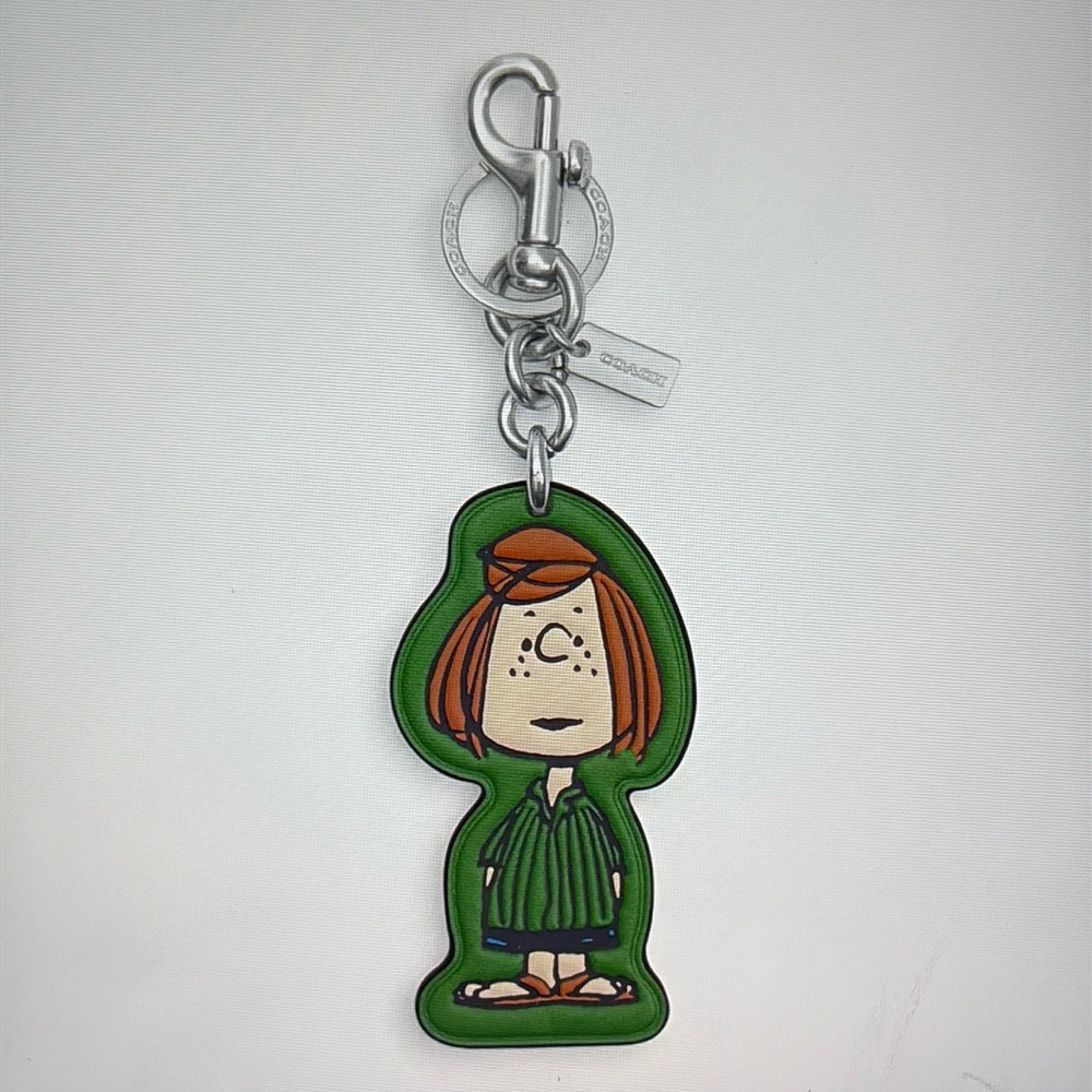 💚 Coach X Peanuts Peppermint Patty Bag Charm 💚 NWT 💚